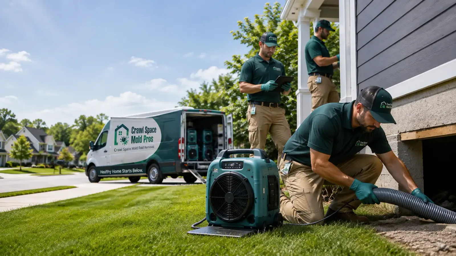 Crawl Space Mold Removal in Roberts, IL